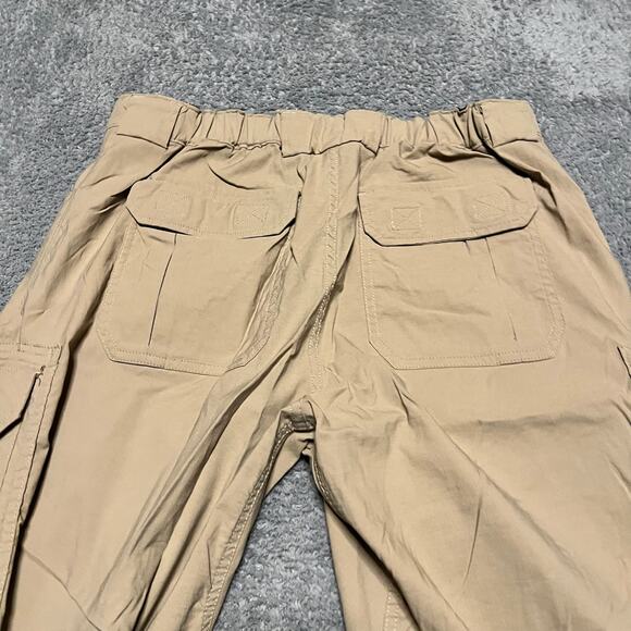 Duluth Trading Pants Mens Large DuluthFlex Dry On The Fly Cargo Light Brown - Picture 5 of 11